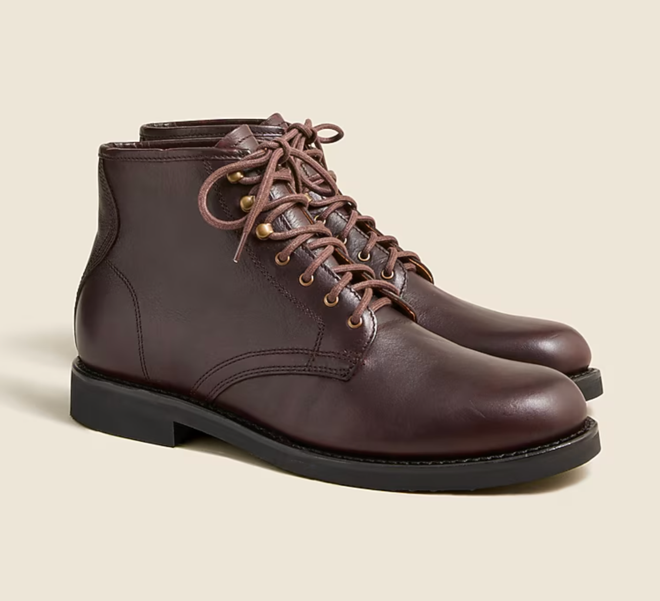 J.CREW field boots in English Leather