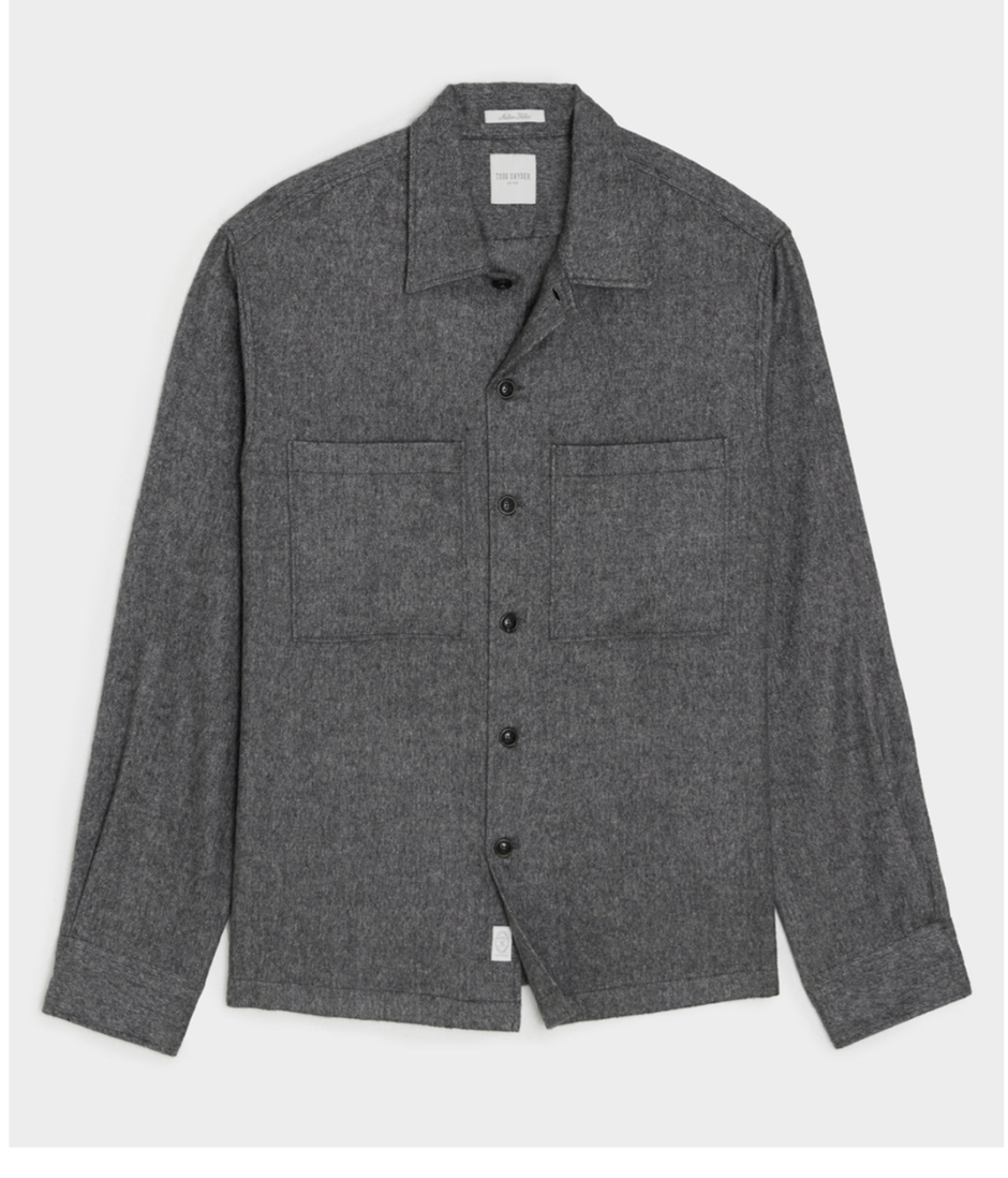 TODD SNYDER Italian Cashmere Overshirt