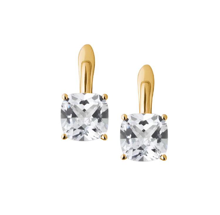 DORSEY cushion cut earrings