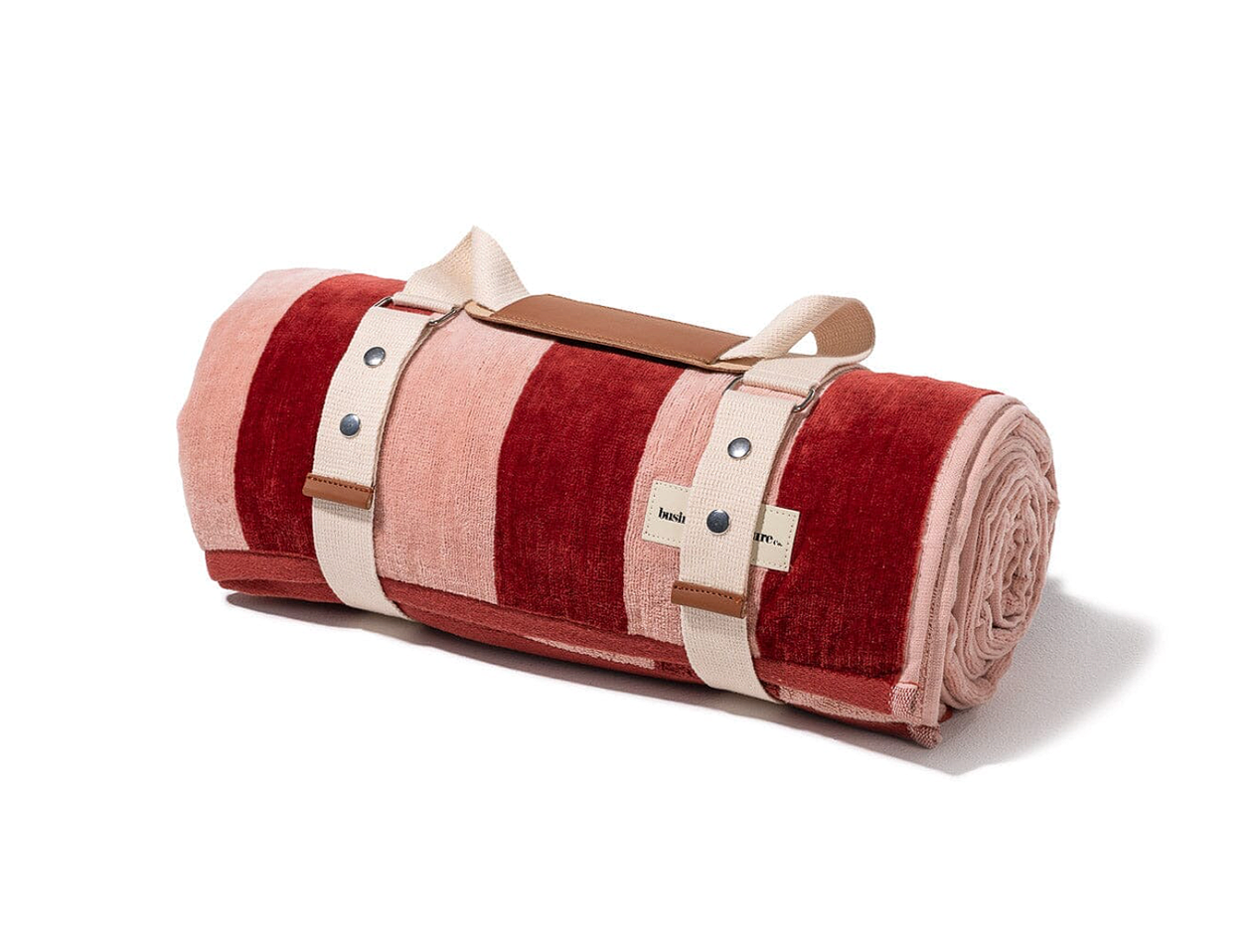 Business & Pleasure cabana striped beach blanket