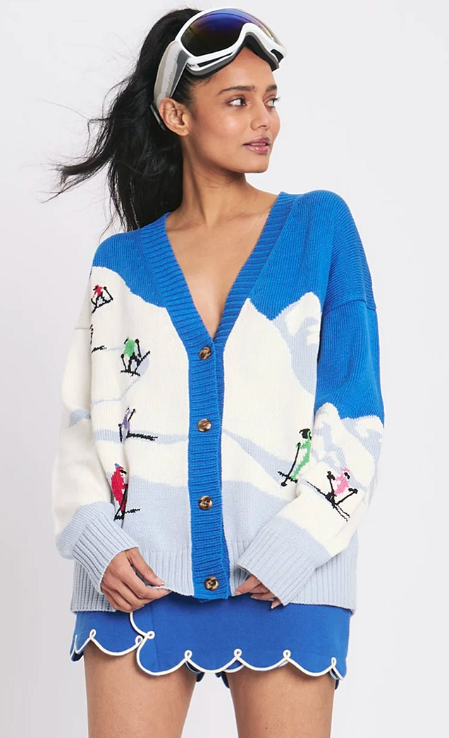 Rachel Antonoff ski slope cardigan