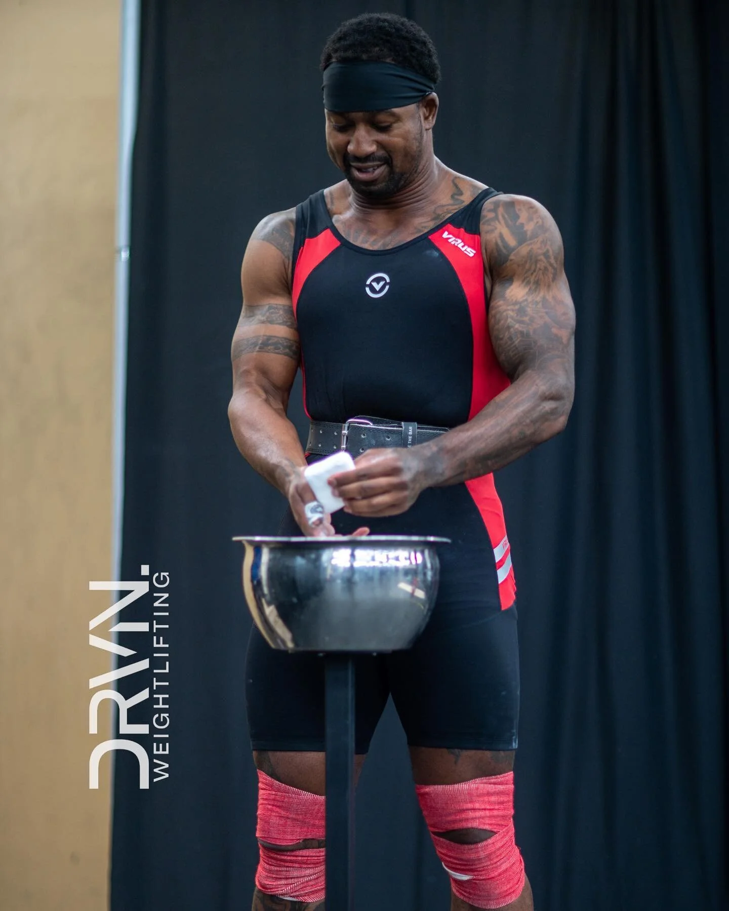 Chalk up. 

@boxxitat prepping for the platform.