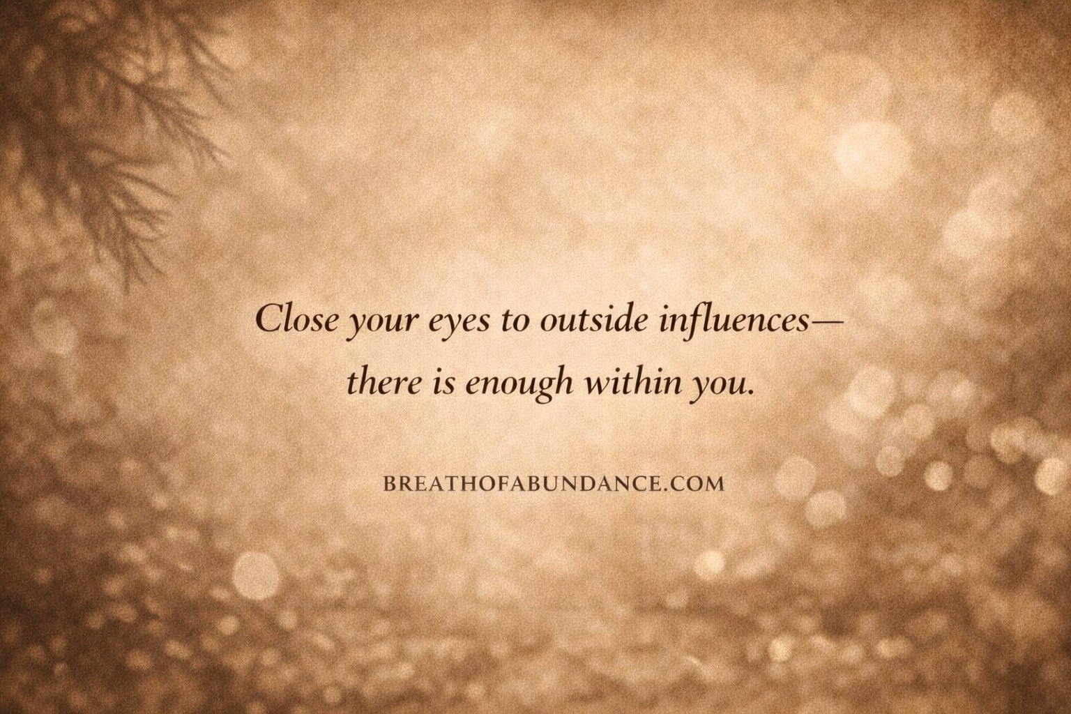 Feel Your Way to Abundance