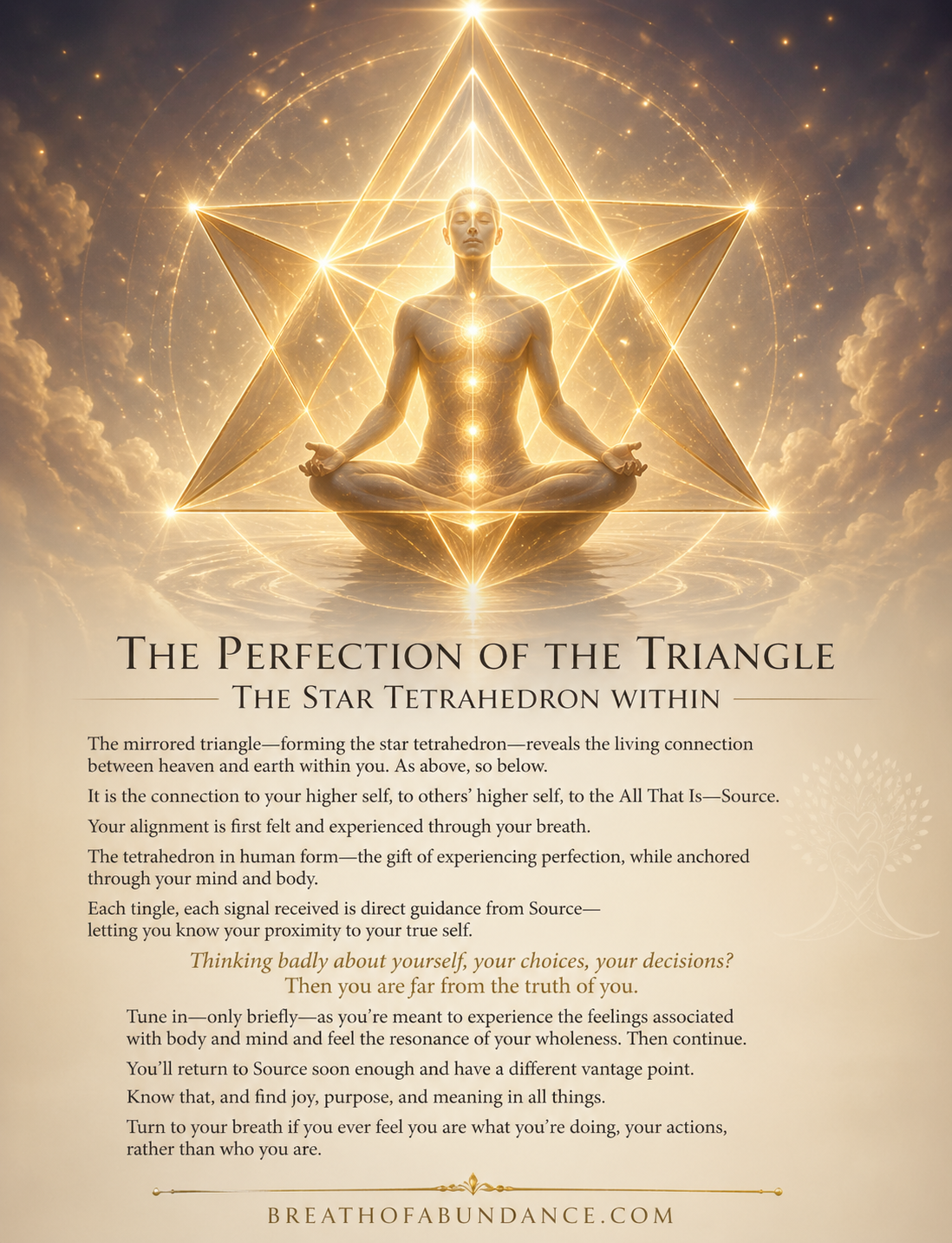 The Perfection of the Triangle