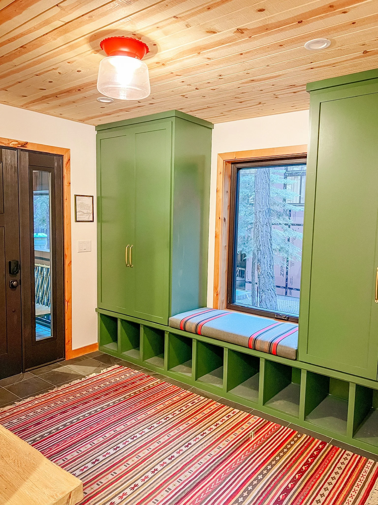 Entry Mudroom, Stash your Boots, Put on Cabin Slippers. Tahoe Donner, California 