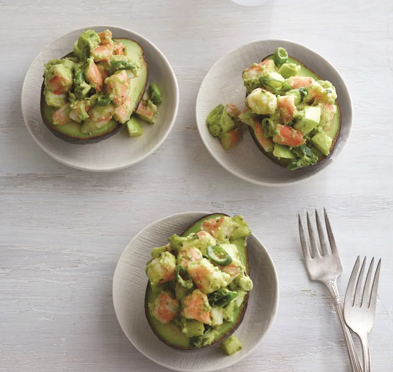 Shrimp-Stuffed Avocados 2.0