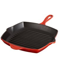 Le Creuset Enameled Cast-Iron Square Skillet Grill Pan