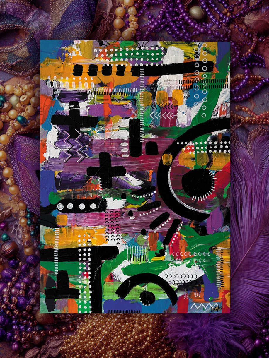 colorful abstract painting