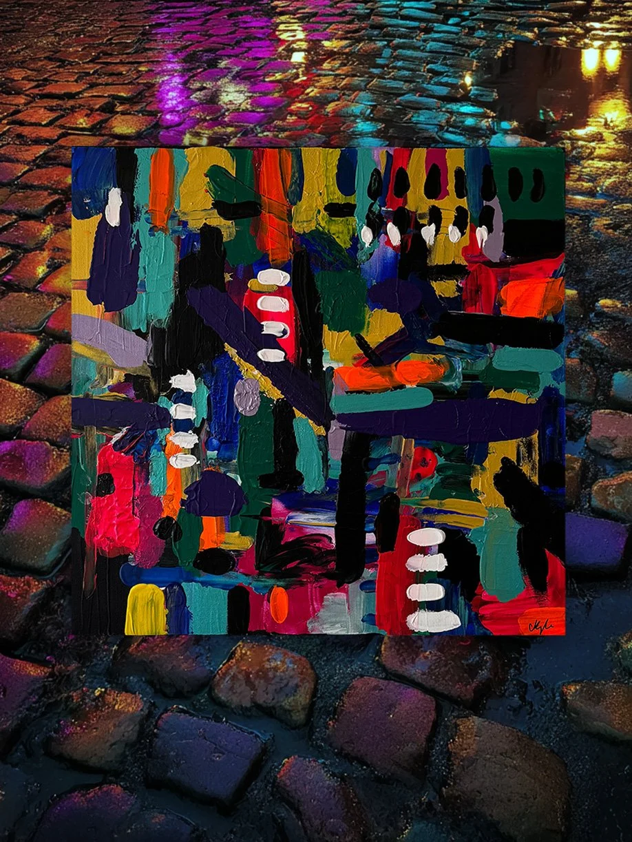 colorful abstract painting