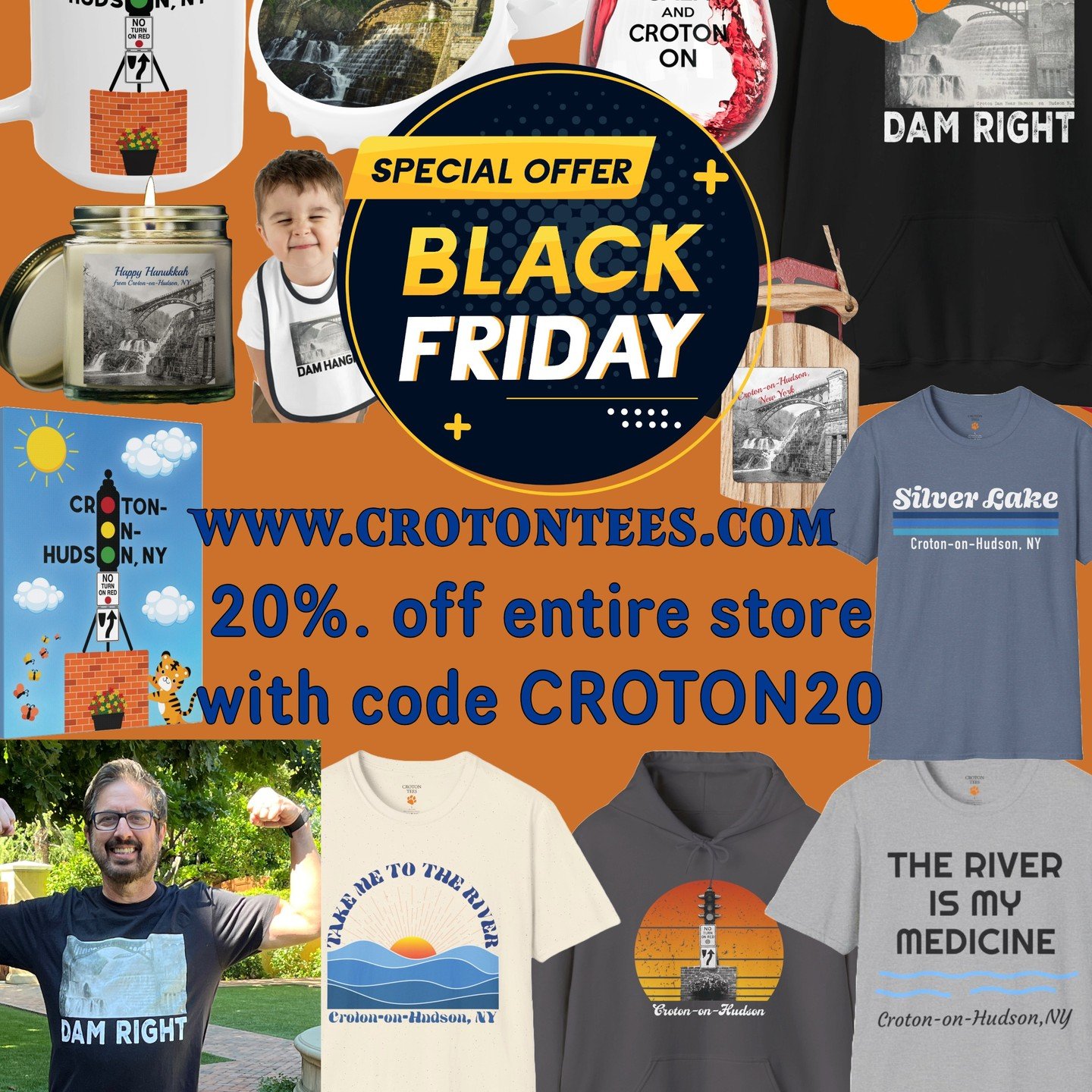 My business just turned one! Shop all things Croton Thanksgiving and Friday for 20% off everything! 
Code CROTON20.
#crotoncaring #blackfriday #crotononhudson #damright #10520 #dummylight #crotononhudsonny