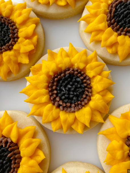 Sunflower Sugar Cookie