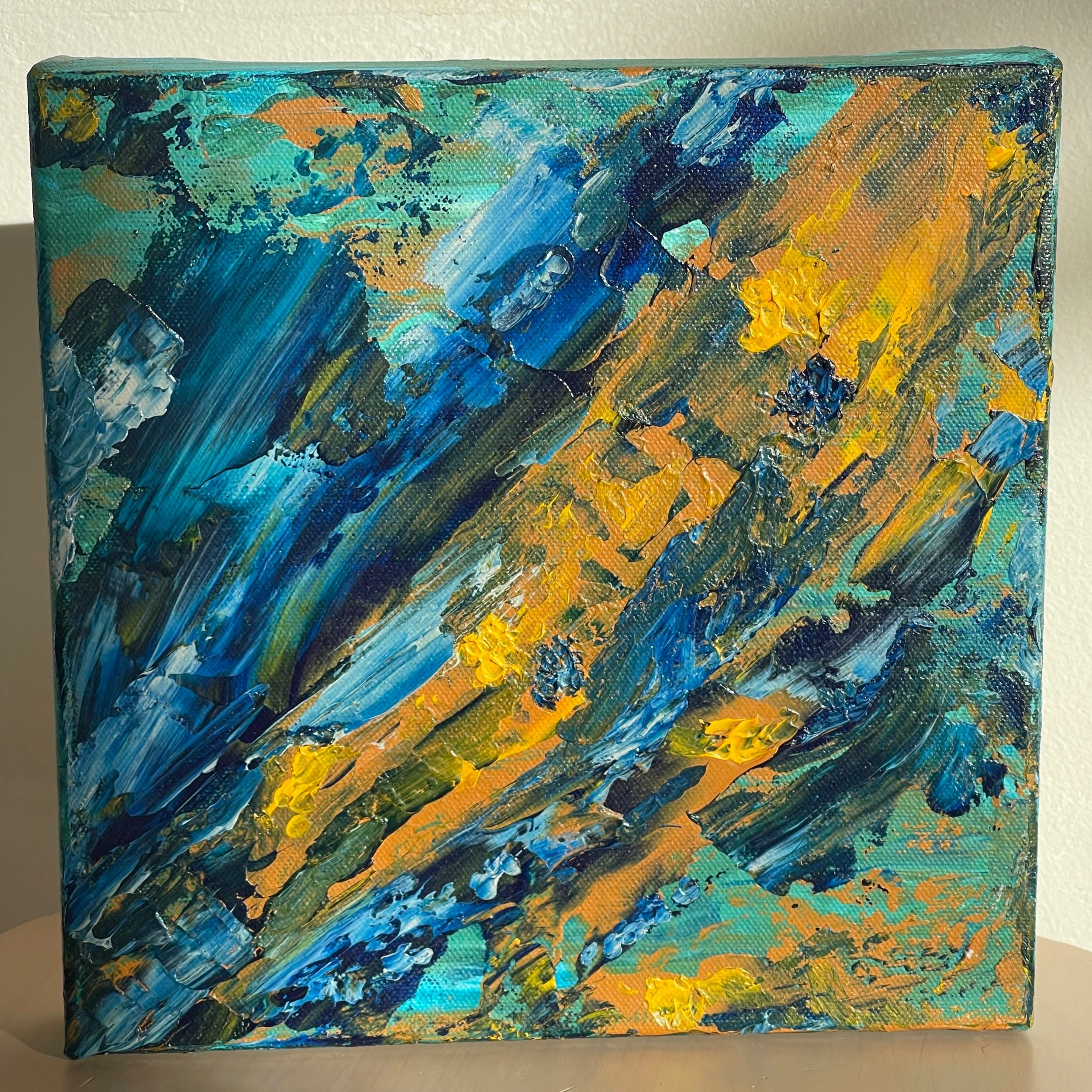 "Everything In The Context Of Good Time" Original Abstract Artwork by Laura Anne Reitzel