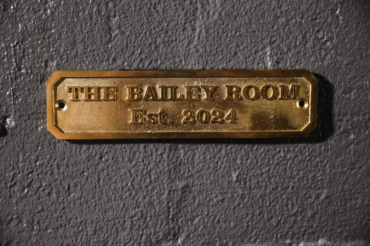 The Bailey Room plaque