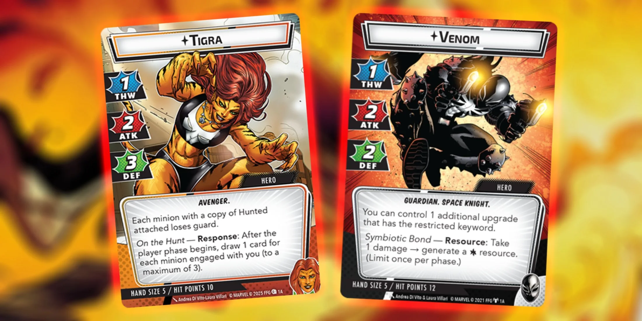 Tigra Preview In Marvel Champions & S-Tier Venom Aggression