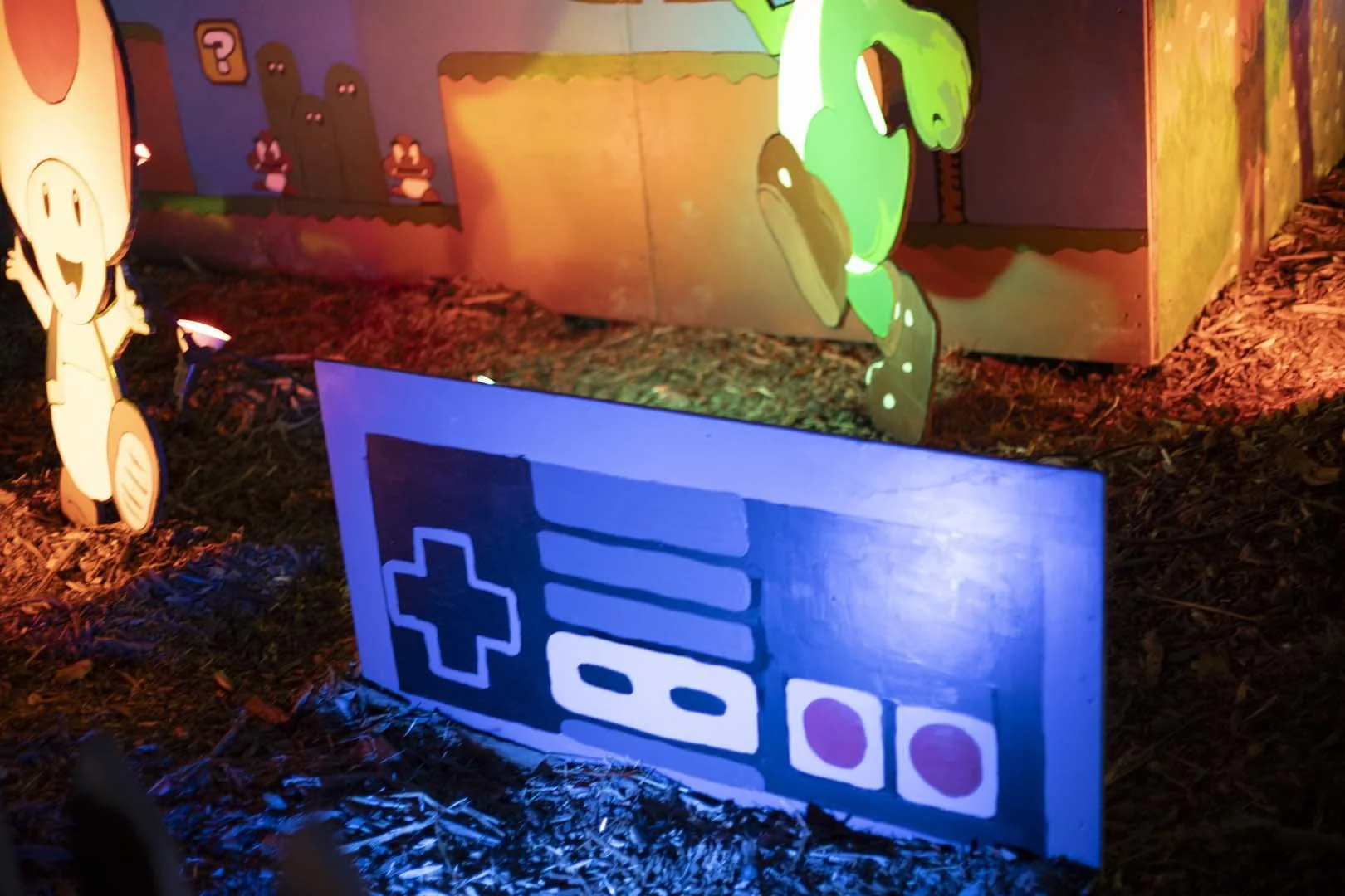 NES Controller in the Super Mario Bros. area!