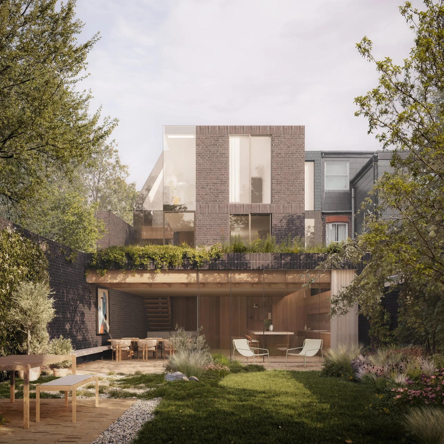 Leader's Gardens new build in conservation setting, Putney — JHA Studio