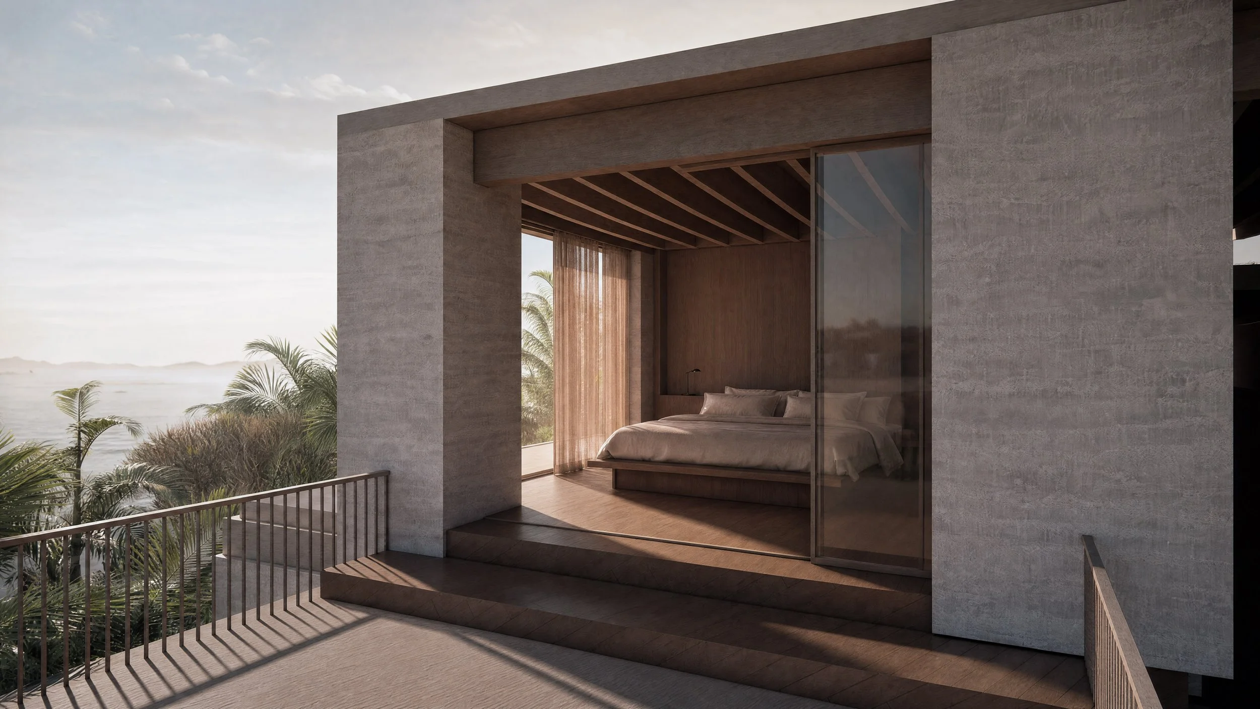Terrace, villa in Indonesia