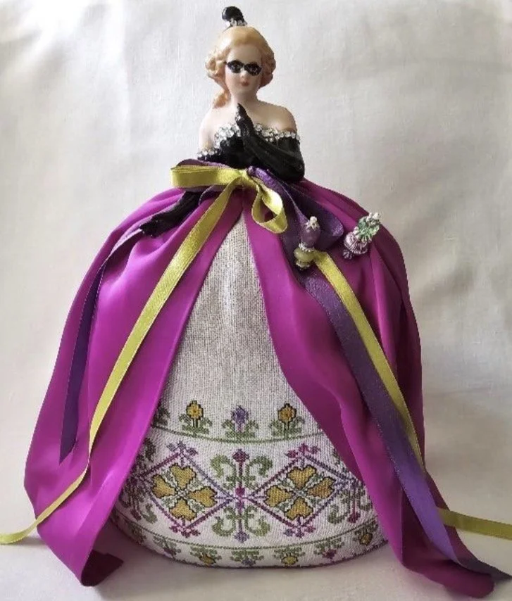 Louise - A Mardi Gras Pincushion Doll