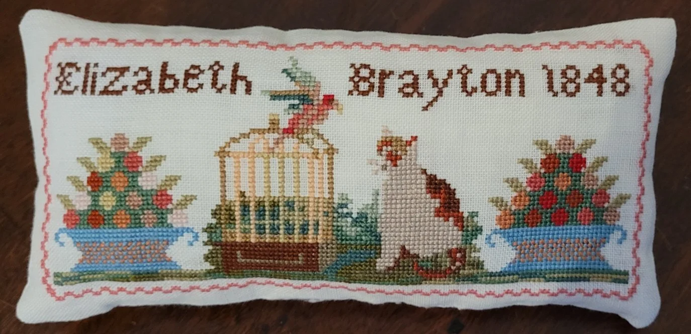 Elizabeth Brayton Cat Cushion
