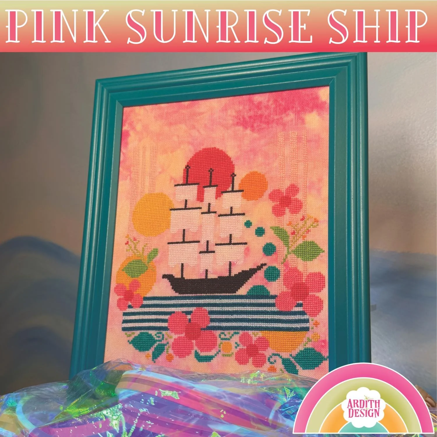 Pink Sunrise Ship
