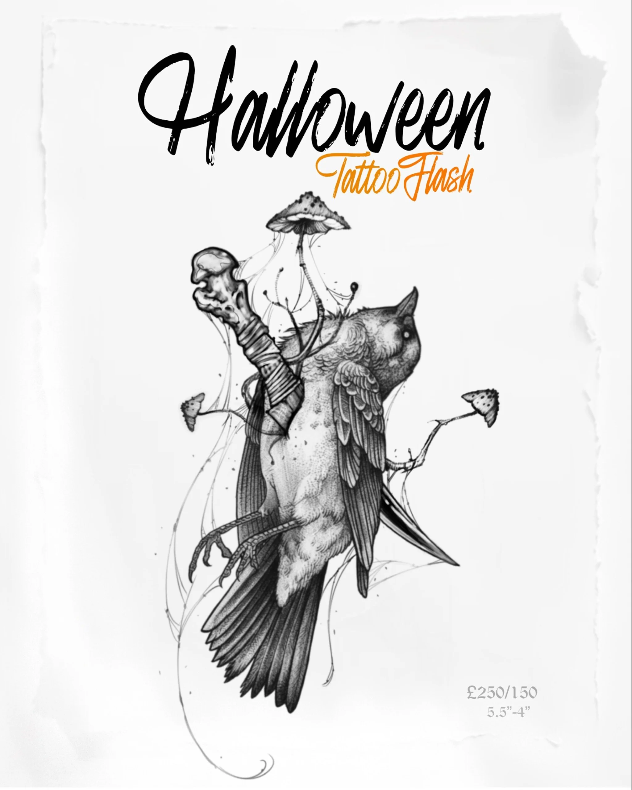 The bird.
Halloween flash 🎃

They are unique, only done one time. 
Book now‼️

@medussatattoostudio 

#medussatattoostudio #medussatattoostudiolondon 
#fernandonunestattooist #dotworktattoo #dotwork  #blackworktattoo #lineworktattoo #linework #girls