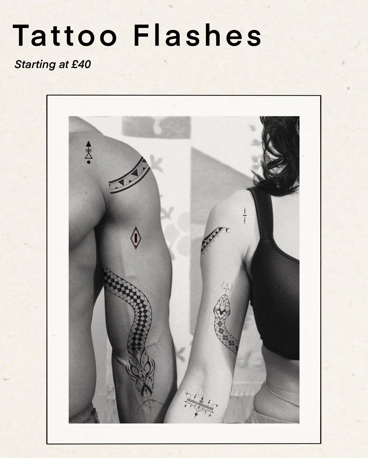 Tattoo Flash Sale by our apprentice @ellieic._ 

The sale is between December 10th - 20th

Only one design per customer. If you are interested in getting a tattoo from Ellie, please DM her directly