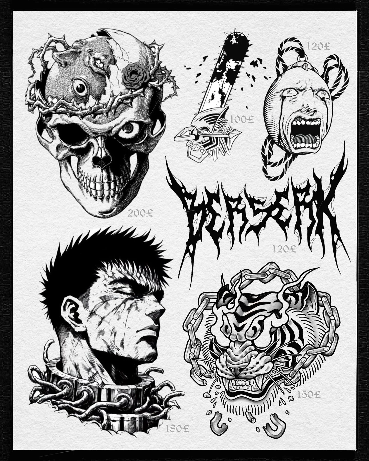 More designs! More tattoo‼️
More 2 weeks to get your anime tattoo guys.
✨ More flash sheets
✨ Custom manga-inspired tattoos
✨Two week to finish

Check your Website for many more flashes ‼️

⚡ Spots are limited &mdash; book now before they vanish!
📍 