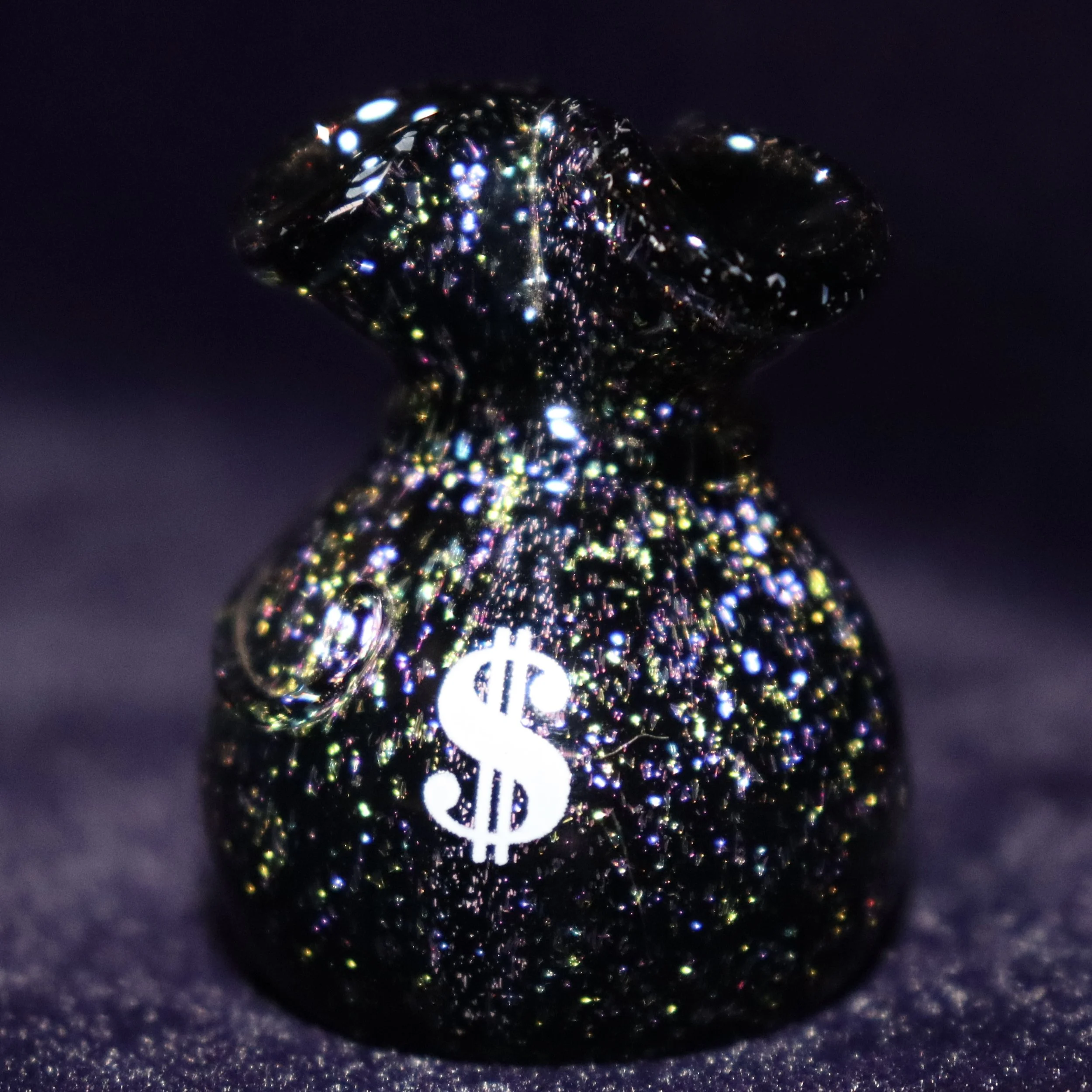 JAG - Purple/Gold Dichro Money Bag