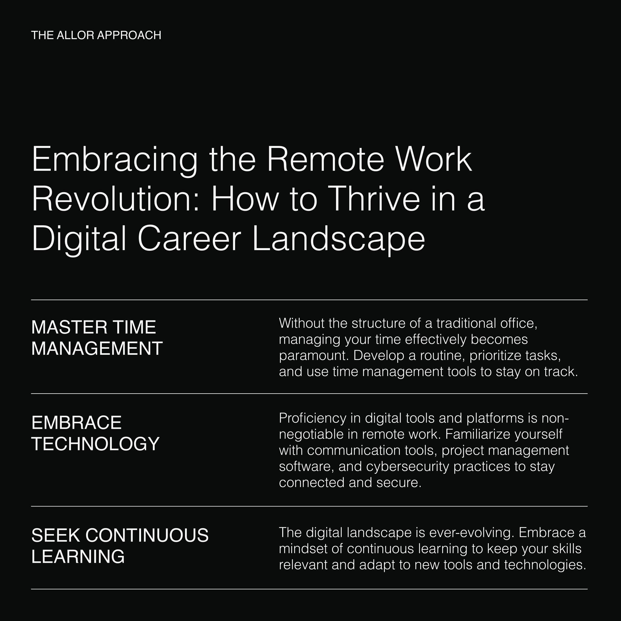 The remote work revolution has reshaped the career landscape, offering flexibility and challenging traditional work environments. As individuals search for ways to navigate and thrive in this new digital realm, understanding the dynamics of remote wo