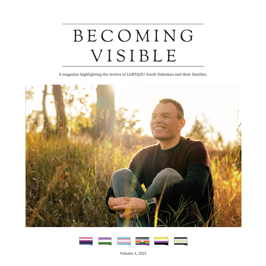 The cover of Becoming Visible Magazine