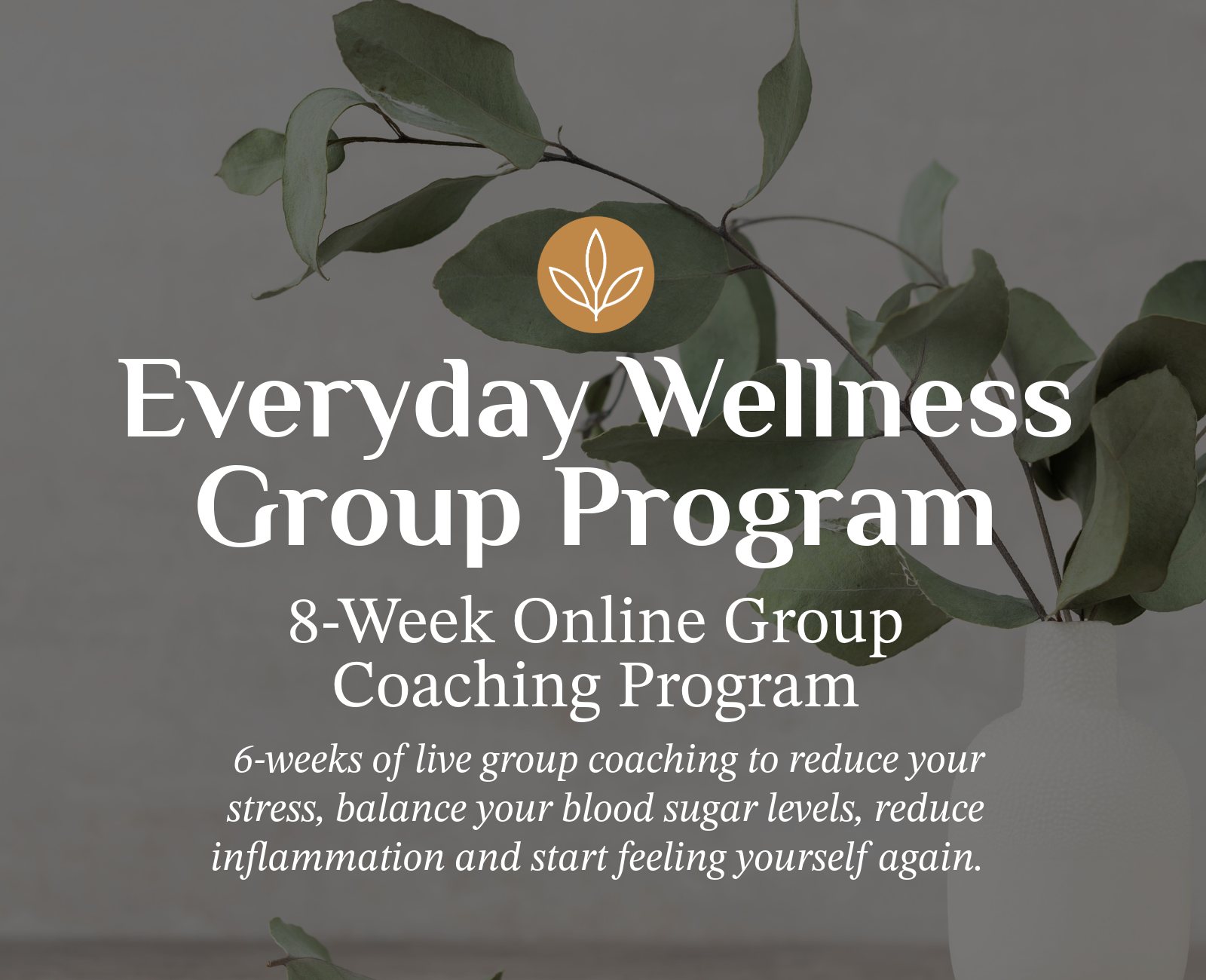 Everyday Wellness 8-Week Online Group Coaching Program
