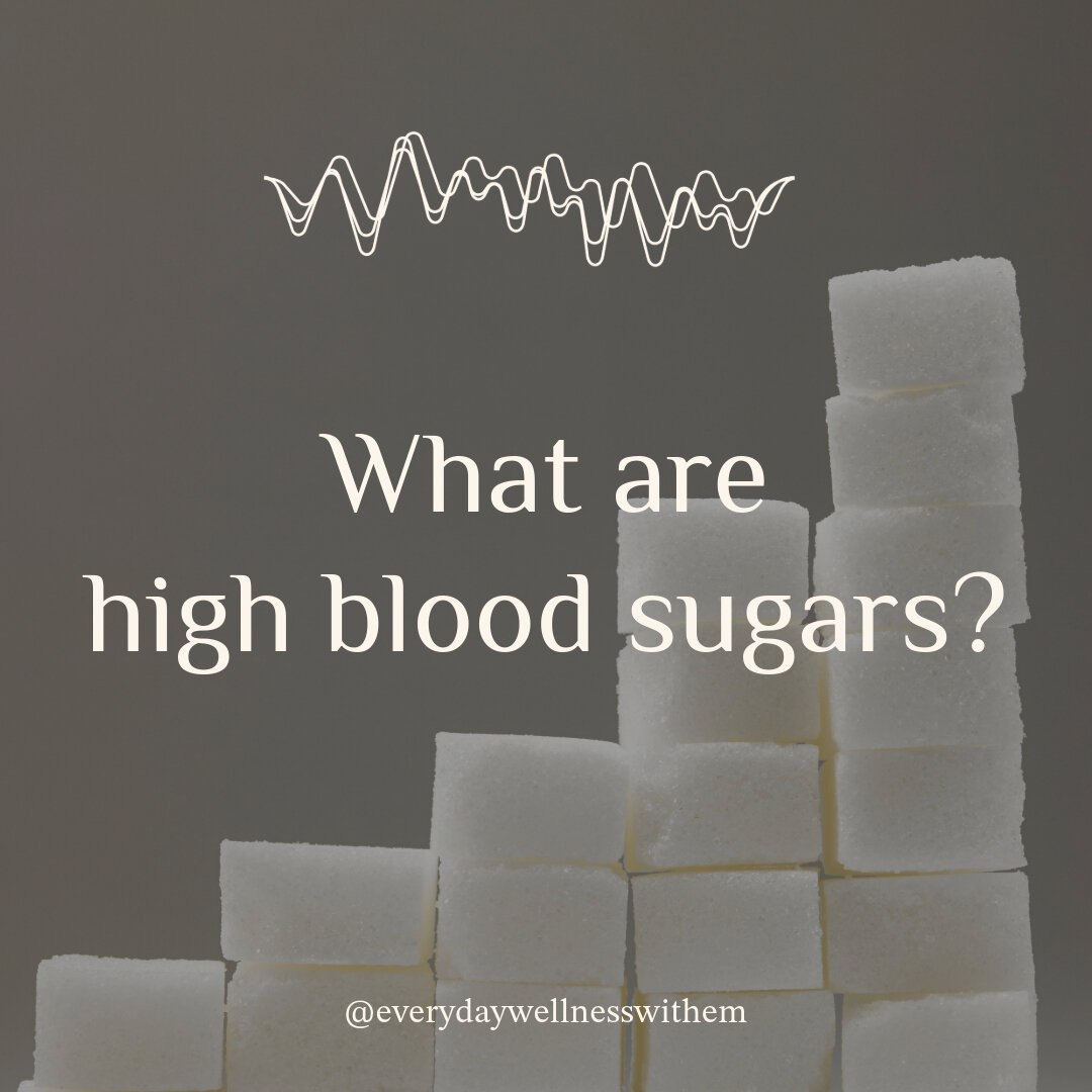 Day 4 of the Blood Sugar Series 📈

What are high blood sugars?

It's pretty much exactly how it sounds, your blood sugar levels are too high out of range.

Though there are A LOT of things that can cause this to happen, and it is different for every