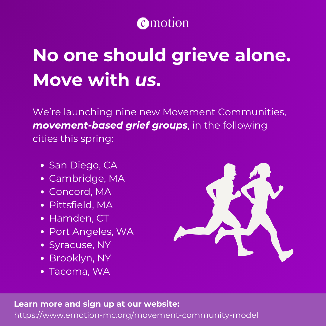 Join an E-Motion Movement Community, movement-based grief groups for ...
