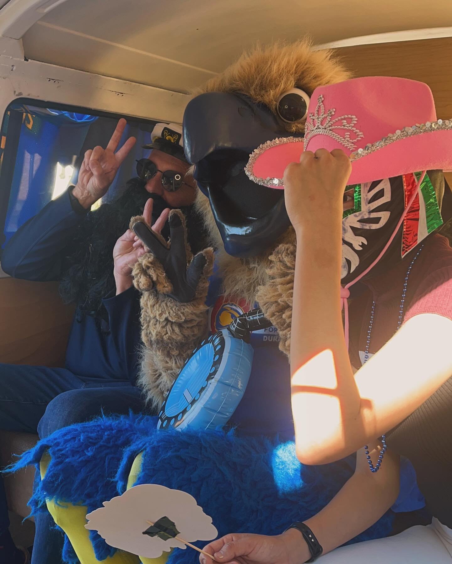 Winnie spent the day at our alma mater @fortlewiscollege to help celebrate homecoming week!  We had so much fun taking pictures with students, faculty &amp; even Skyler the Skyhawk!! 

💙⭐️💙 Happy homecoming Fort Lewis! 💙⭐️💙