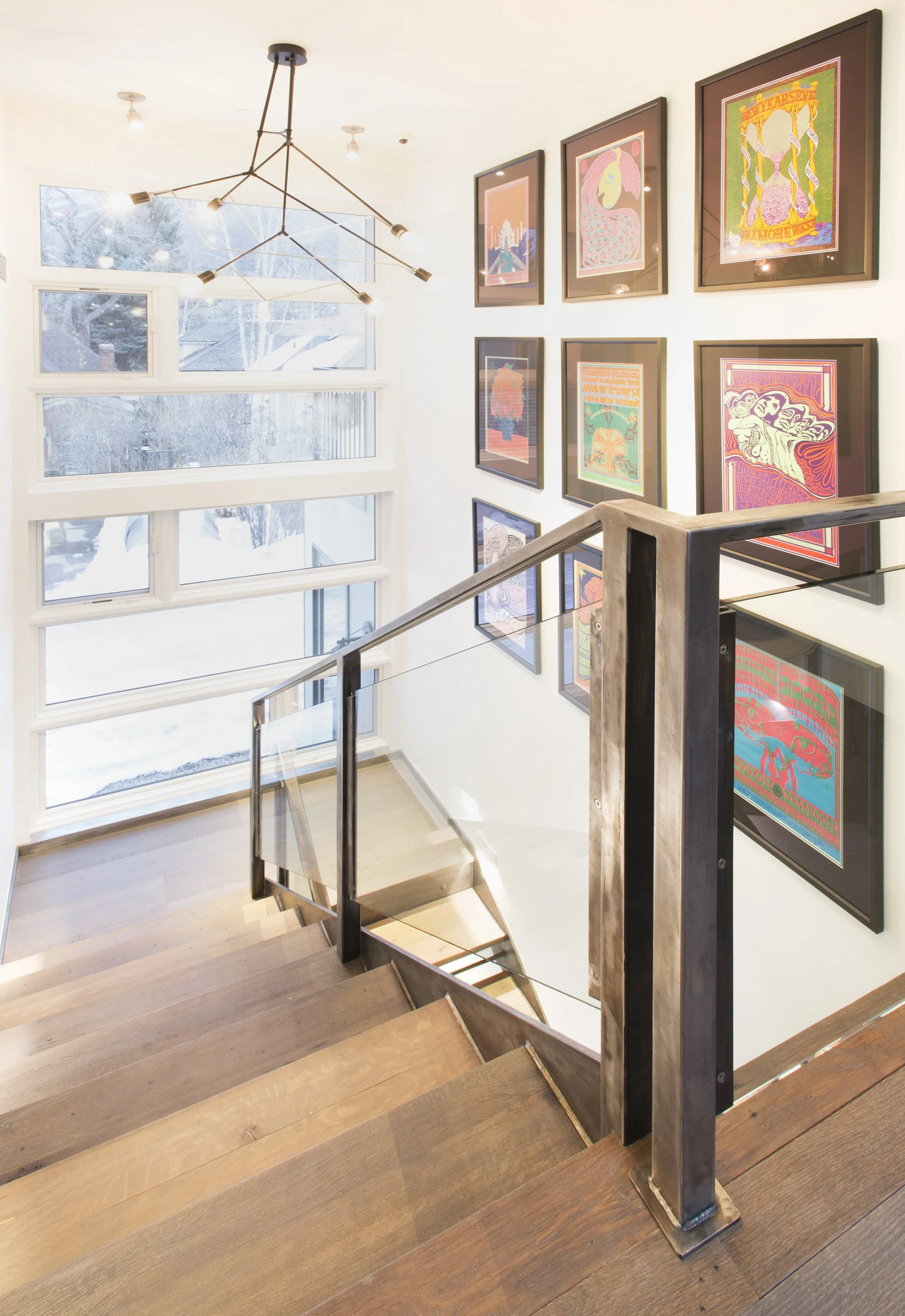 Historic Brick House Addition Stairs
