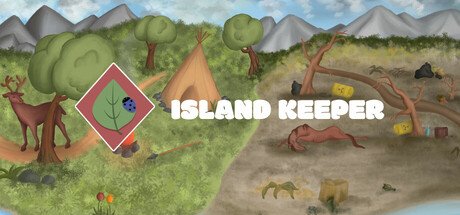 Indie educational adventure game Island Keeper logo banner