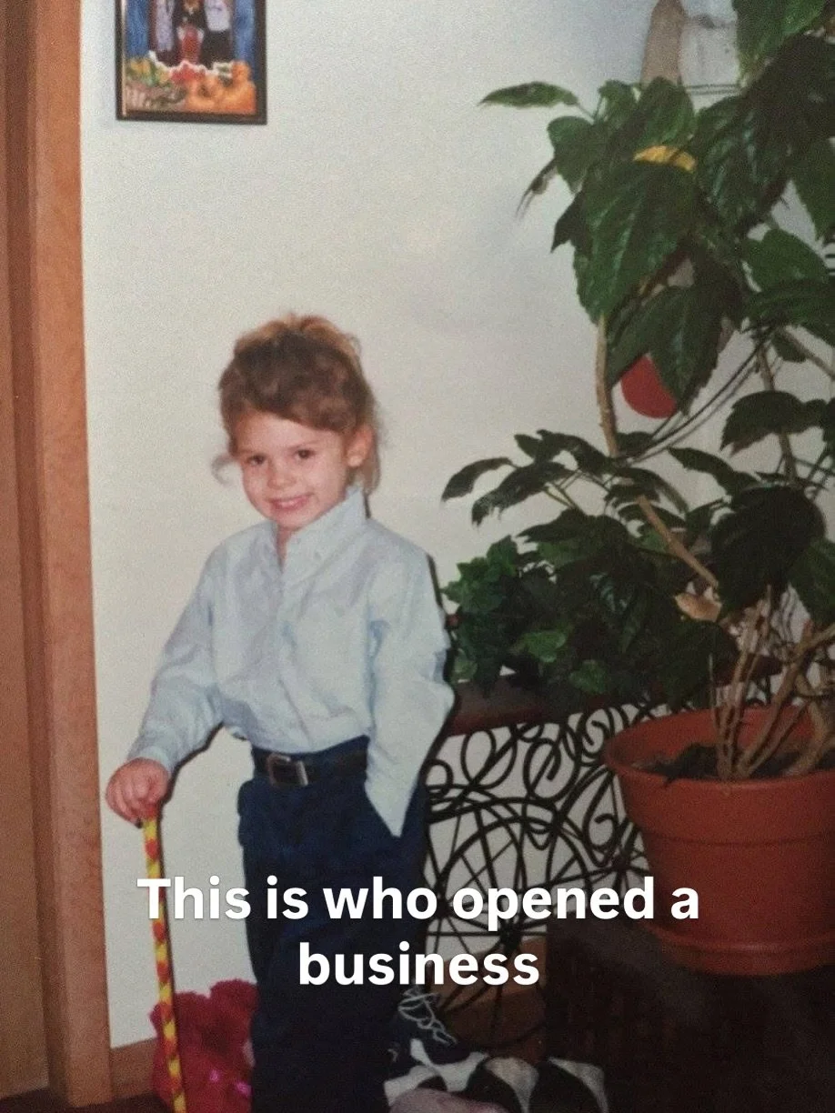 It&rsquo;s funny how the little versions of us never really leave.

They just grow up and
open businesses,
teach Pilates,
make playlists,
send late night emails,
and celebrate your wins like they&rsquo;re their own.

Every version of me built this on