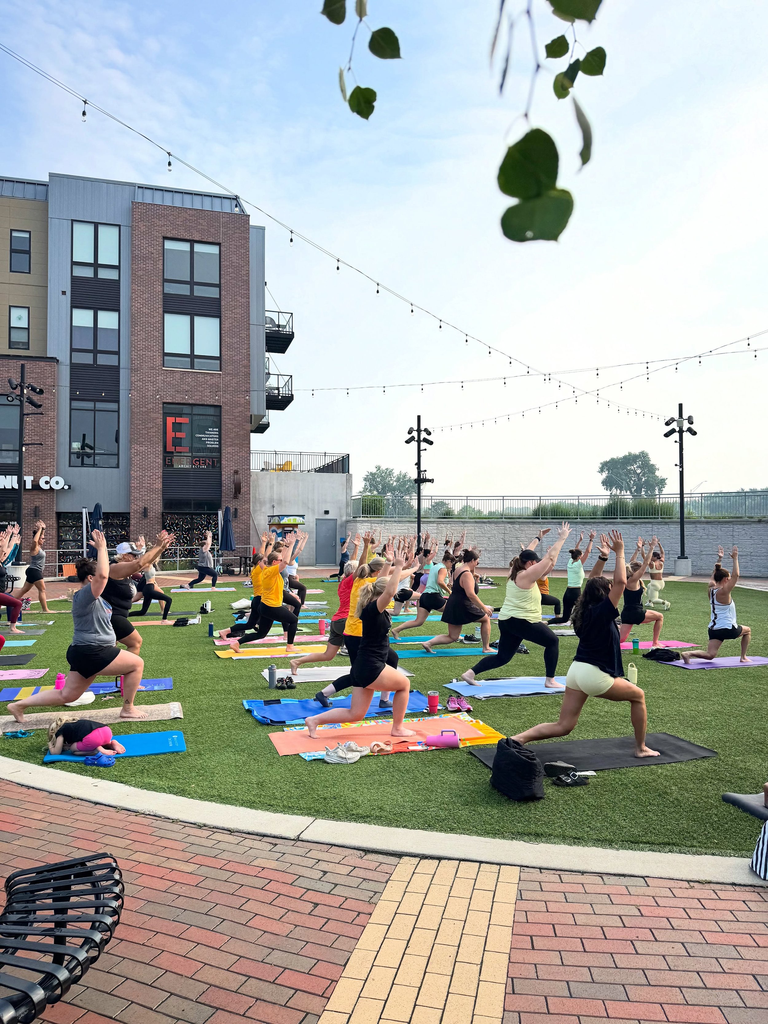 a little movement.
a little sunshine.
a bouquet on the way home.

there&rsquo;s something special about summer mornings in the midwest! ☀️

join us this saturday for Pilates on the Plaza, then stay and browse pre-made bouquets or build your own with 