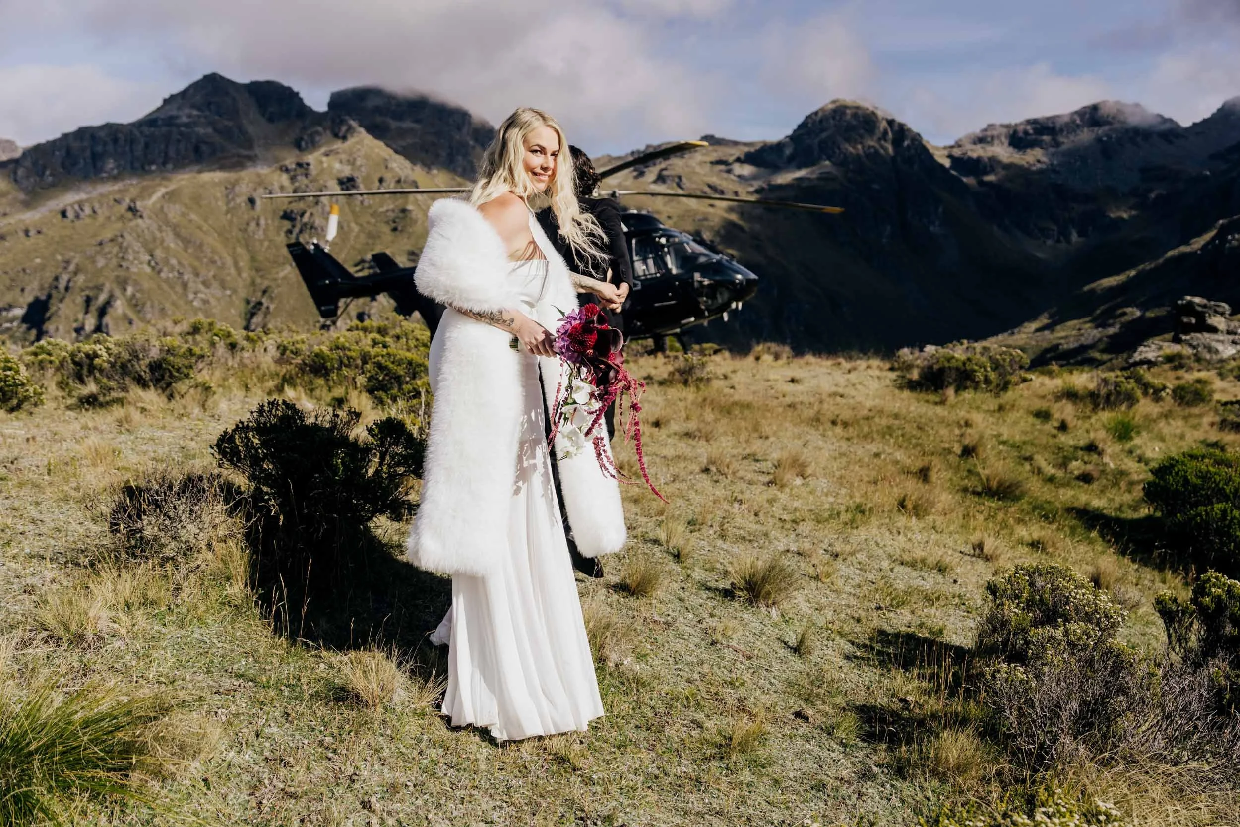 Queenstown Helicopter elopement wedding
