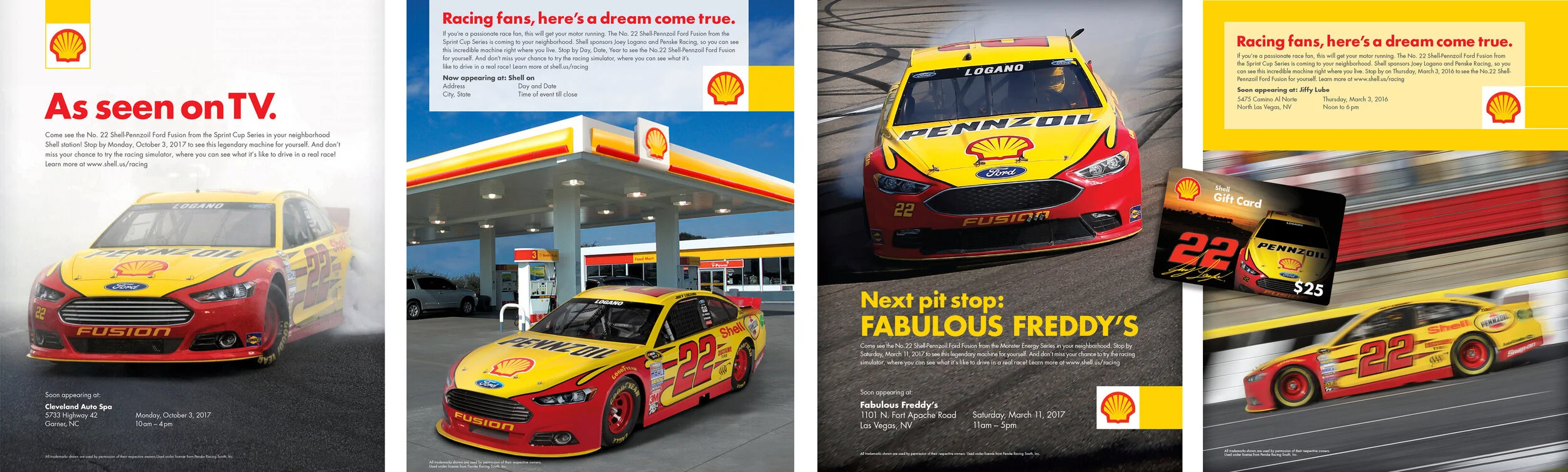 Joey Logano #22 print ads