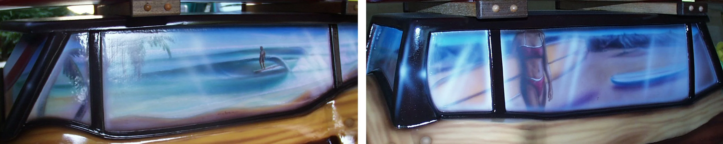  window art airbrushed by   Chris Hedrick   