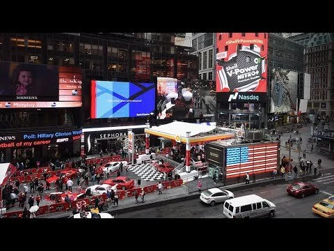 Shell V Power Nitro+ Times Square Takeover