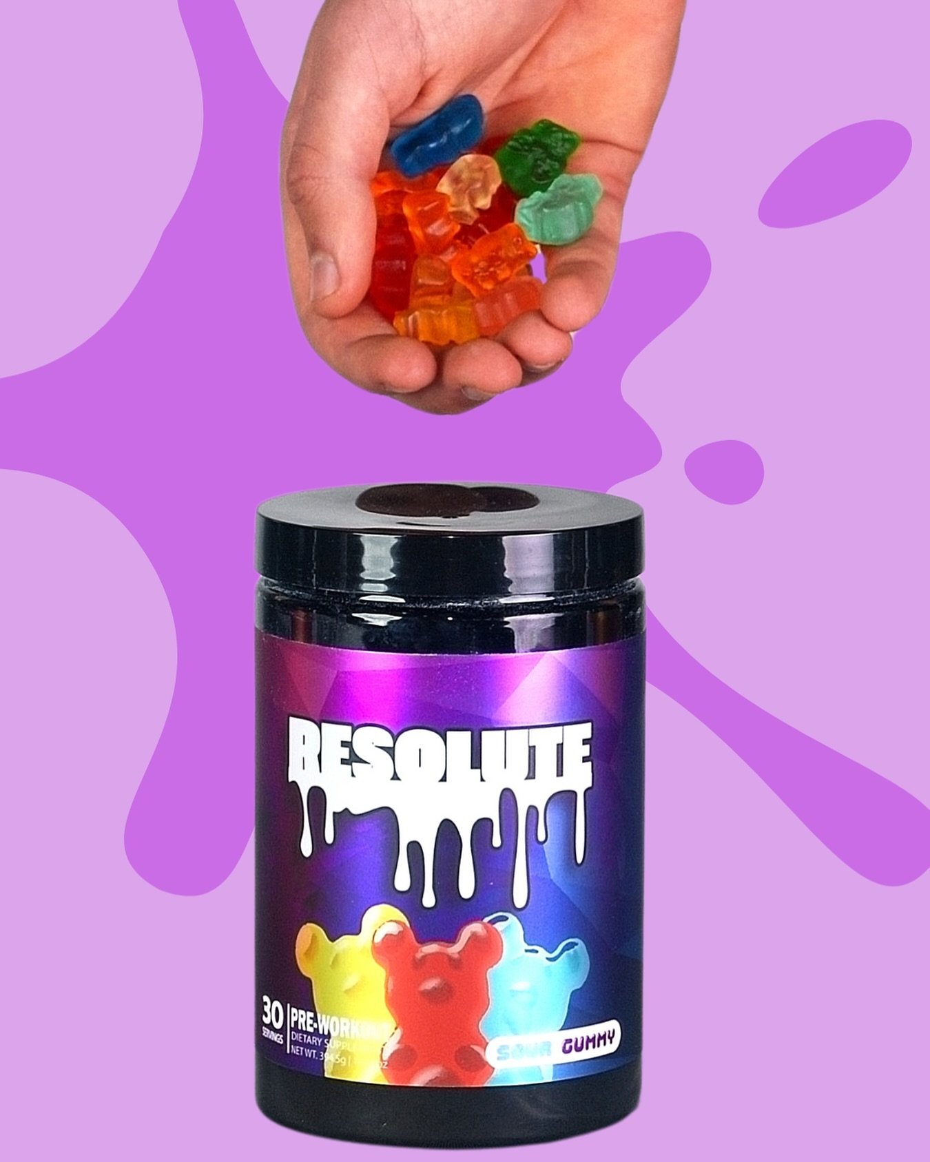 Introducing Sour Gummy 🍬✨

Bursting with tangy sweetness, each serving delivers a combination of energy-boosting ingredients to fuel your performance and enhance focus, helping you push past your limits. Say goodbye to workout fatigue and hello to e