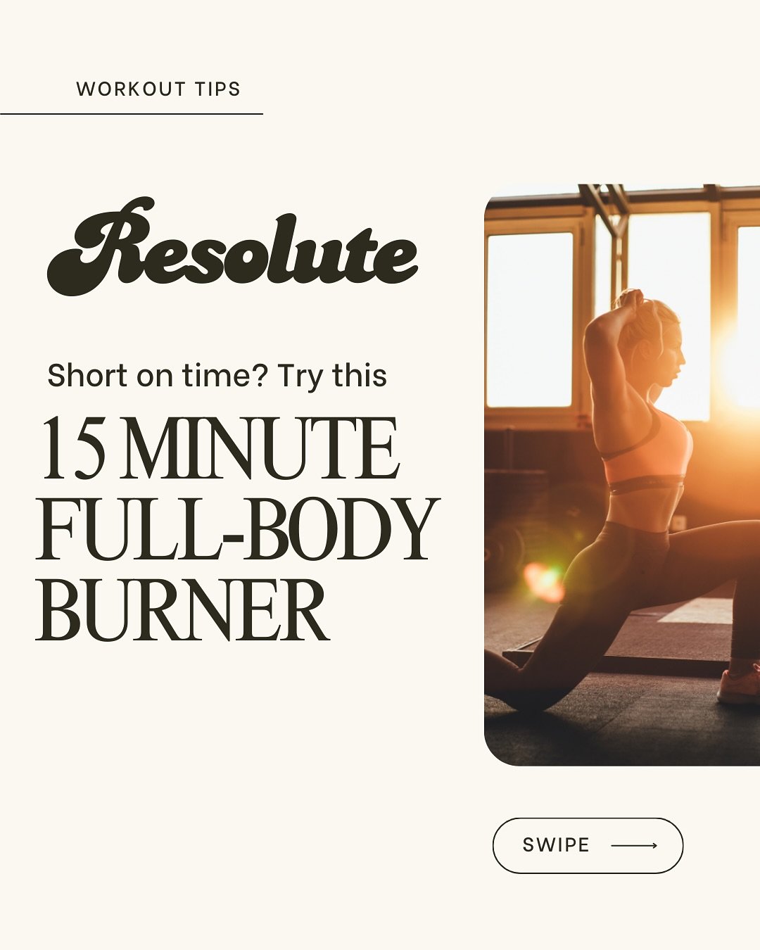 SHORT ON TIME? CRUSH THIS 15-MIN FULL-BODY BURNER 🔥

This high-intensity circuit hits every major muscle group &mdash; fast.
Perfect for busy days, travel, or when motivation&rsquo;s low.
All you need: a pair of dumbbells (or anything with weight 💪