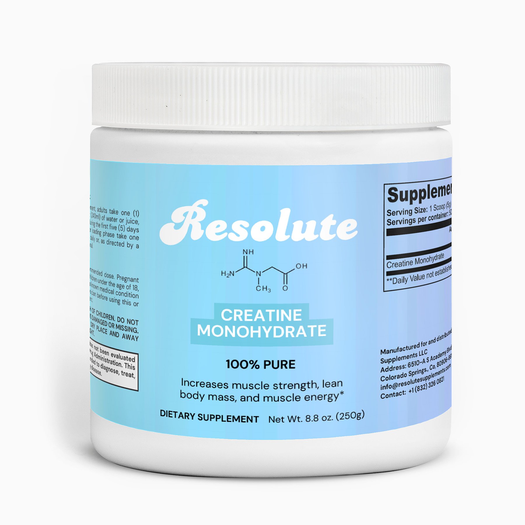 Resolute Creatine Monohydrate