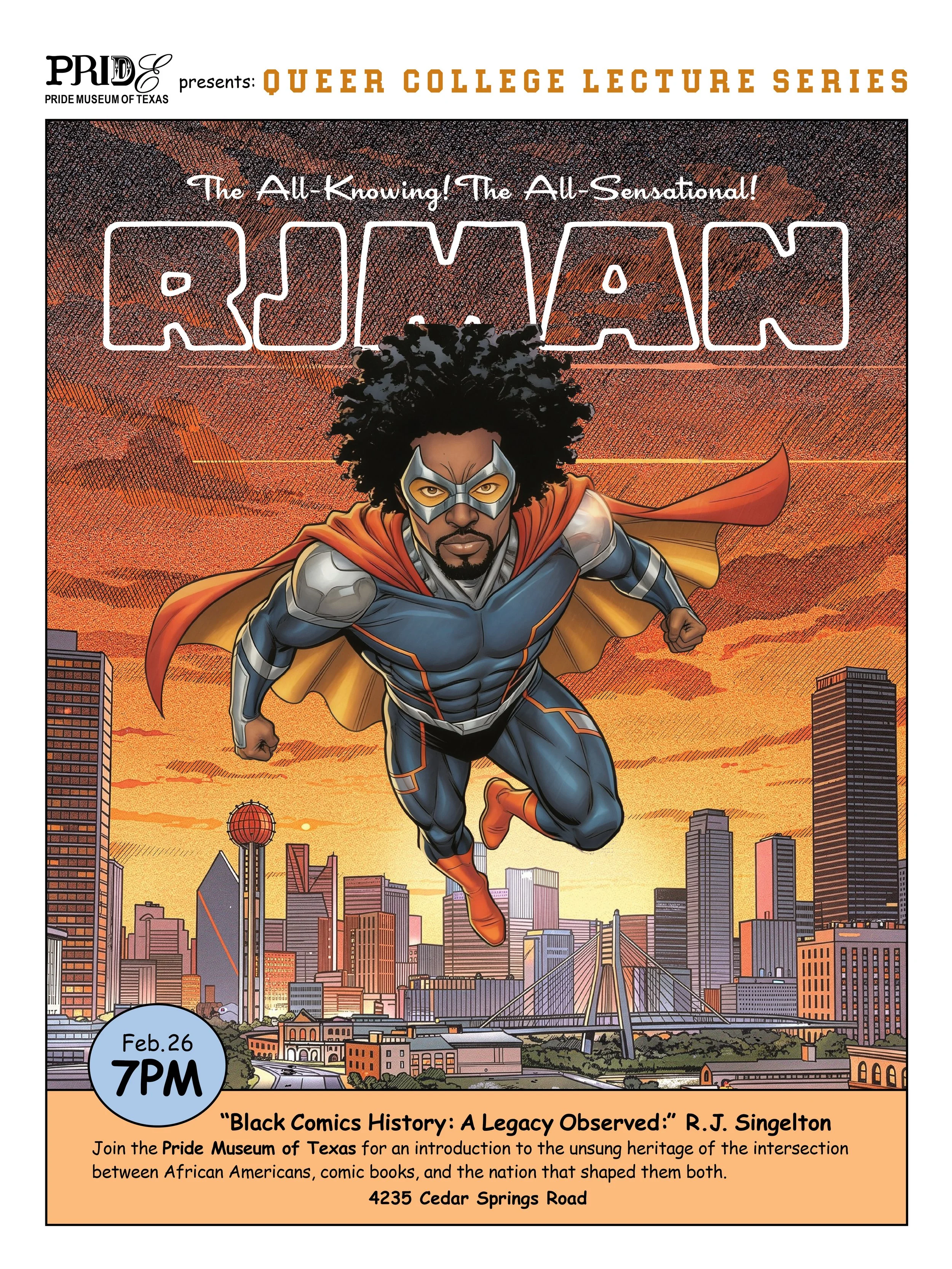 Queer College Inaugural Lecture: "Black Comics History: A Legacy Observed"