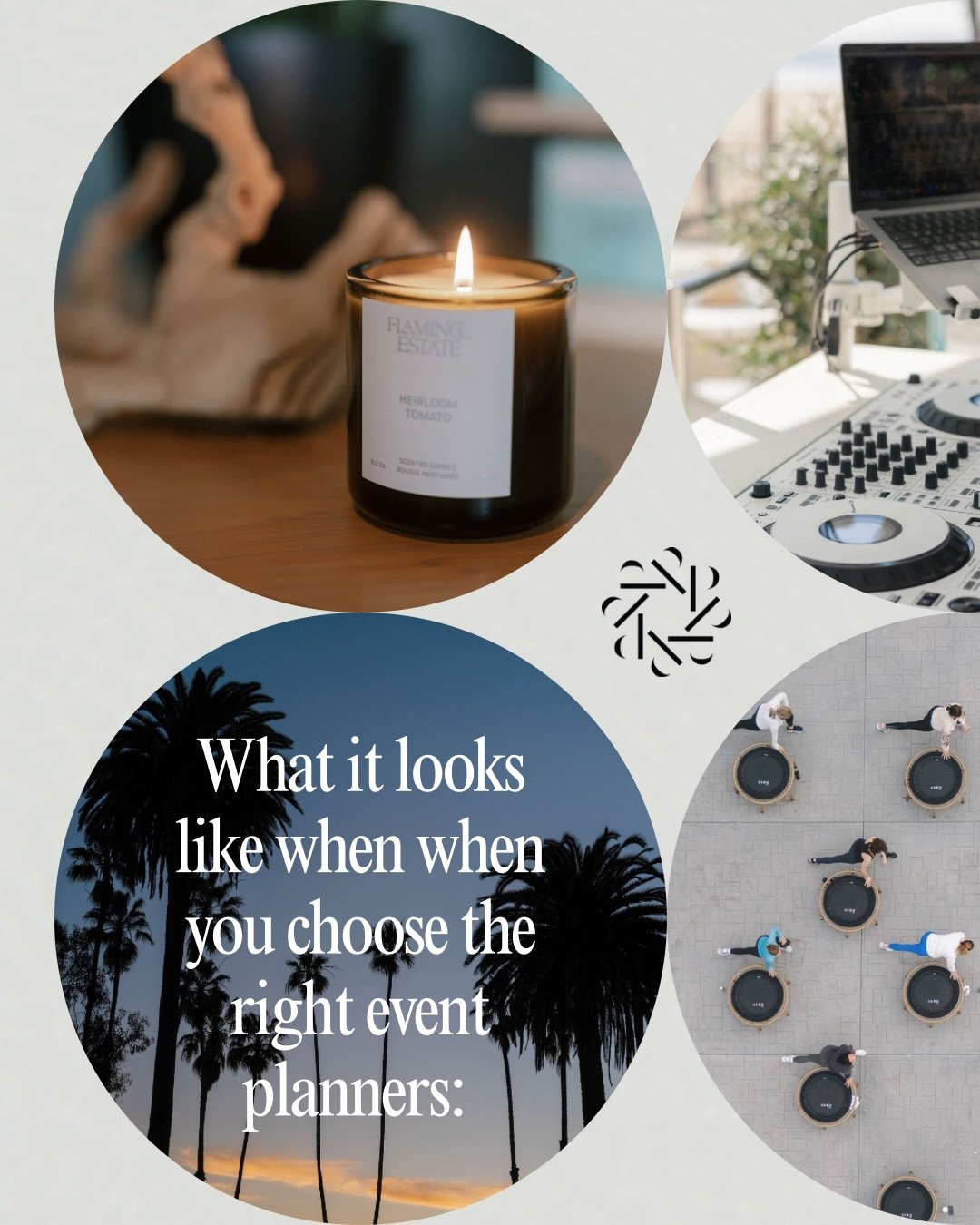 What it looks like when you hire the right event planning team:

&bull; calm under pressure
&bull; proactive communication
&bull; thoughtful logistics
&bull; elevated design
&bull; strong brand presence
&bull; smooth execution
&bull; guests who leave