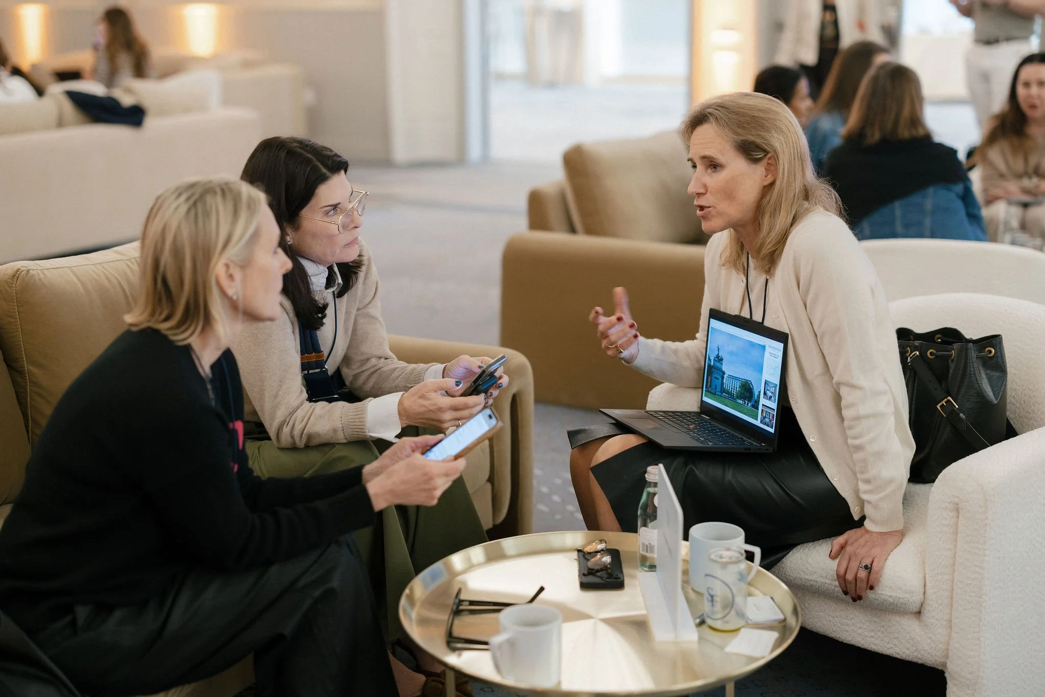 Small group collaboration session during the SmartFlyer CORE 2026 Customer Advisory Board event produced by Prospect Events.