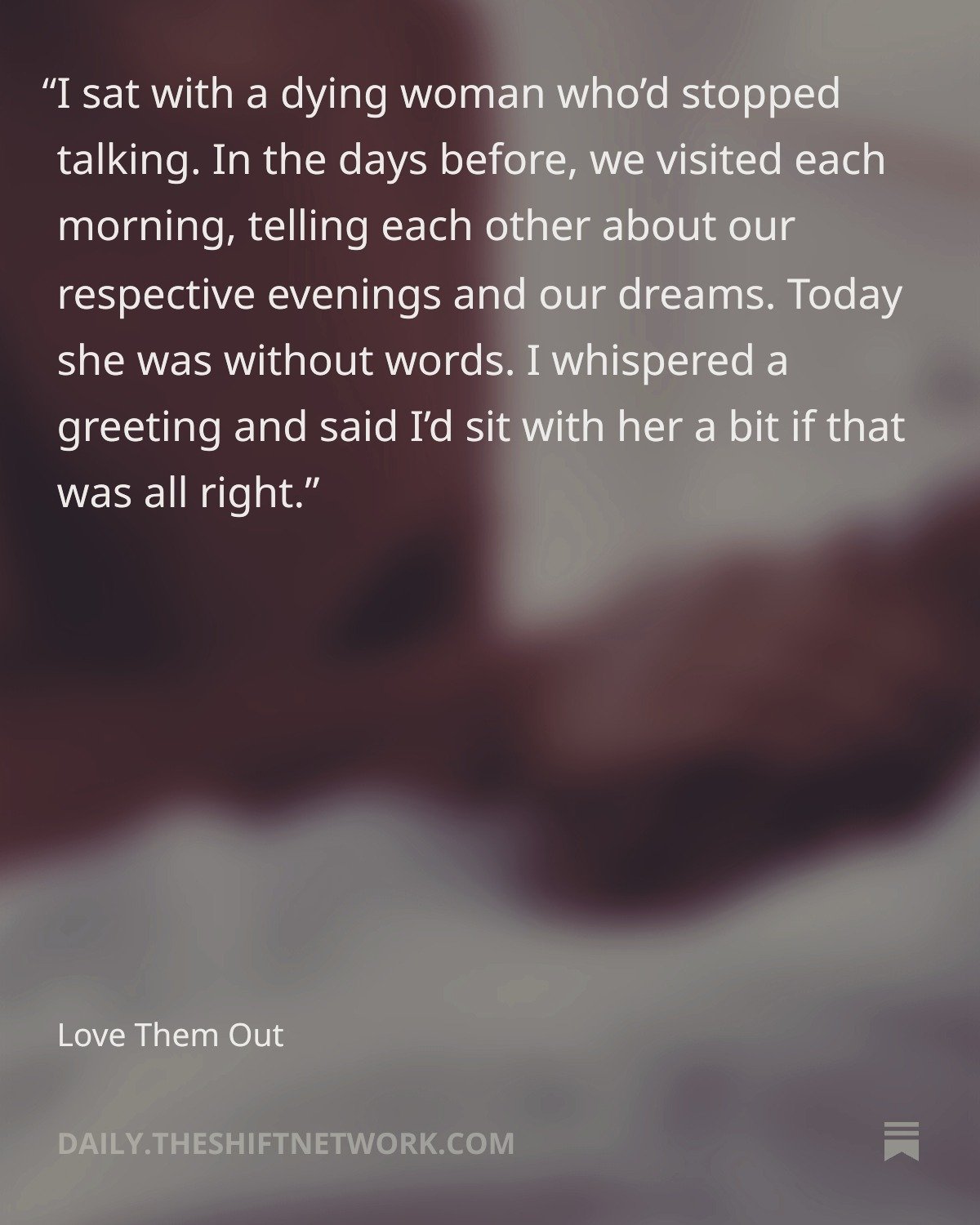 I wrote a piece for the Shift Network's Substack - - On Bearing Witness to the End of Things We Don't Want to End. 

Link in the comments.