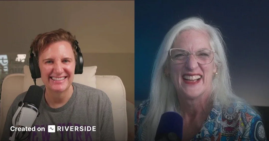 Recording this morning with Zach Randles-Friedman for Everything &amp; Anything...and a Bit Gay. (Podcast title was one of the reasons I said yes!) 🙂 Thank you, Zach! Onward.